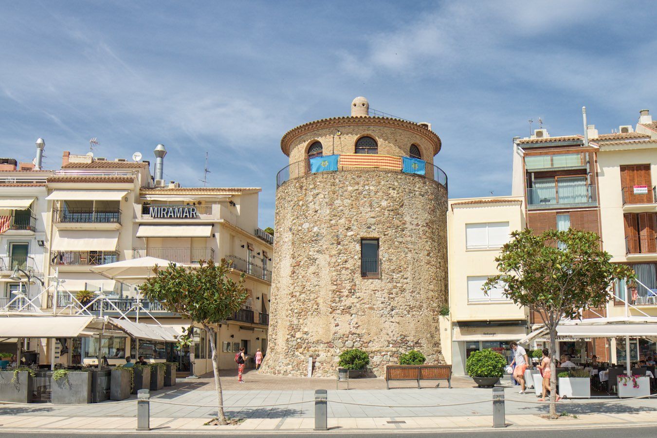 Turm am Hafen von Cambrils