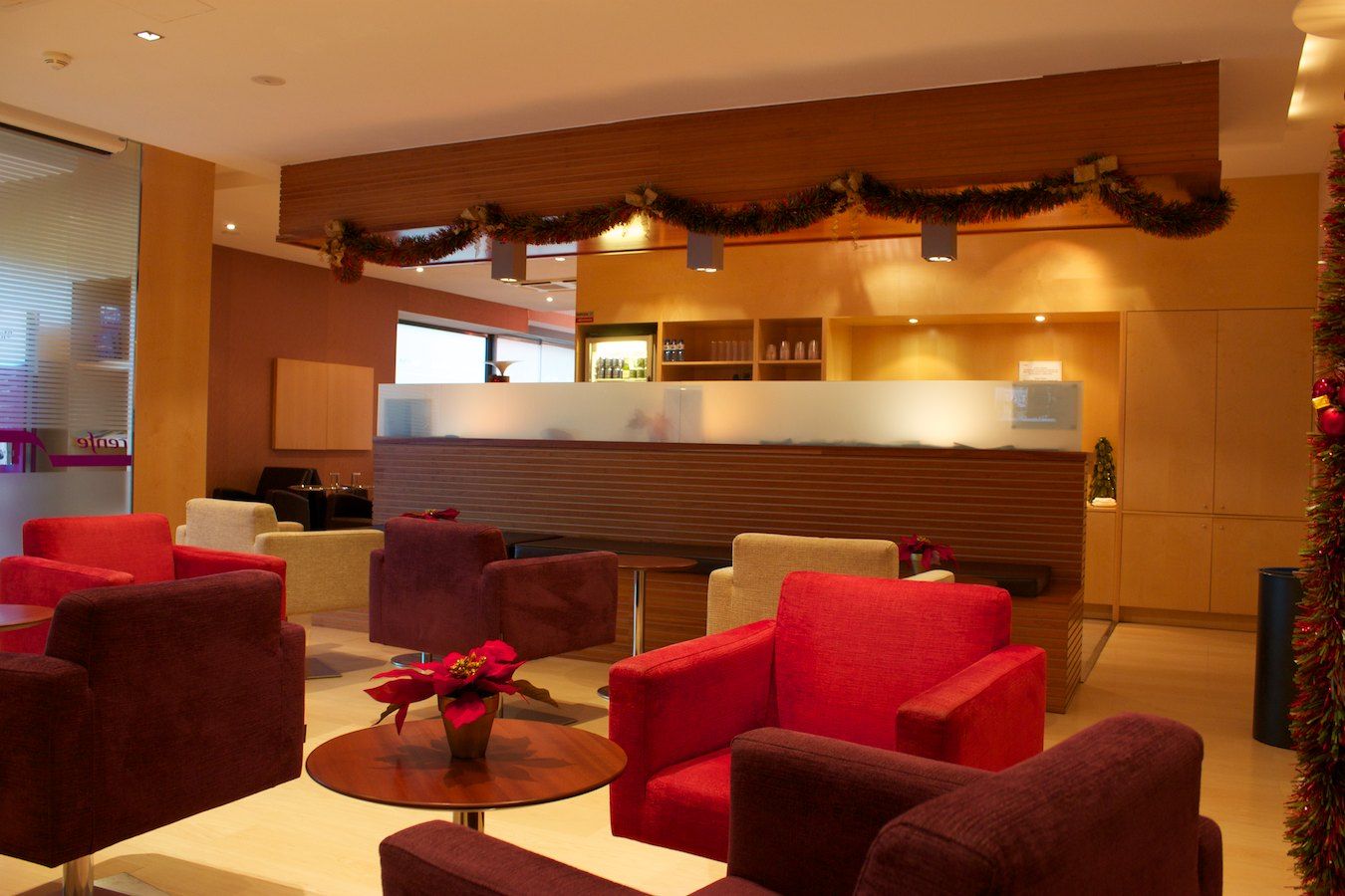 Lounge im Bahnhof Camp de Tarragona im Januar 2013