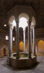 Frigidarium im arabischen Bad von Girona