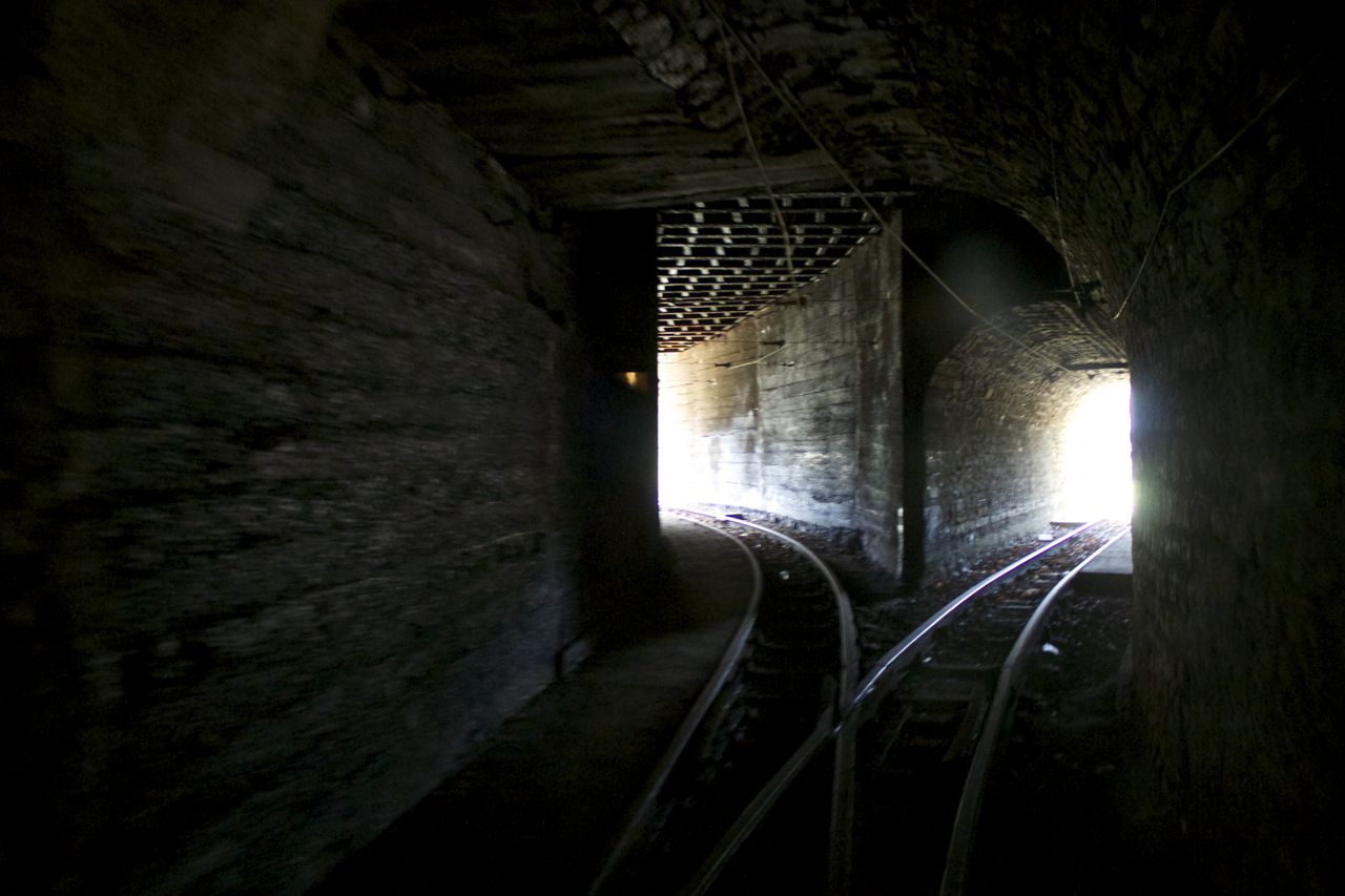 Tunnelende bei Lasauvage
