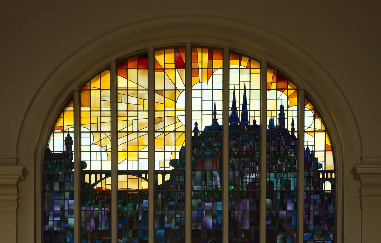 Fenster im Luxemburger Bahnhof