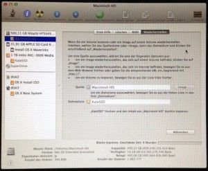 Screenshot Fesplattendienstprogramm