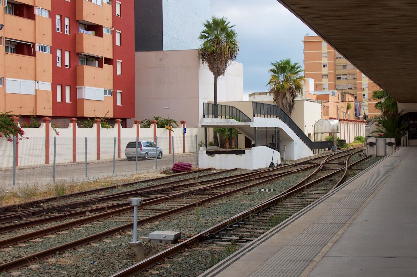Rampe für Autozüge in Algeciras