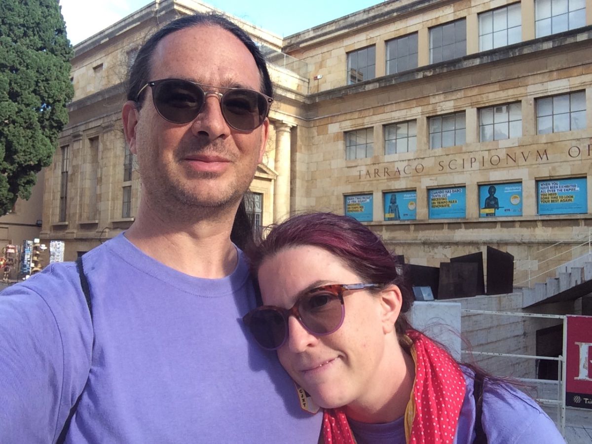 Anke und ich nach dem Wettbewerb