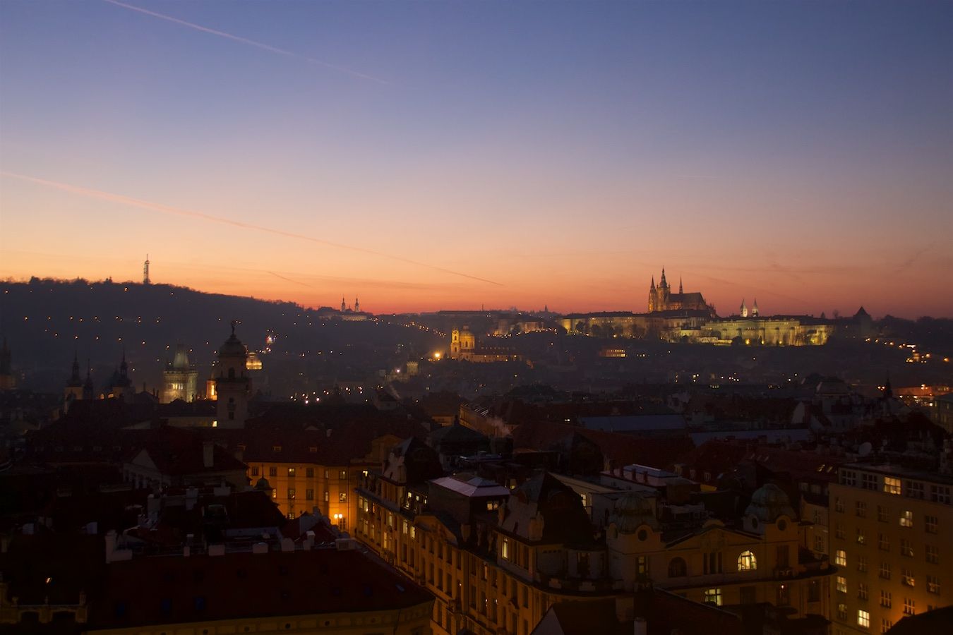 Blick vom Rathausturm zur Kleinseite